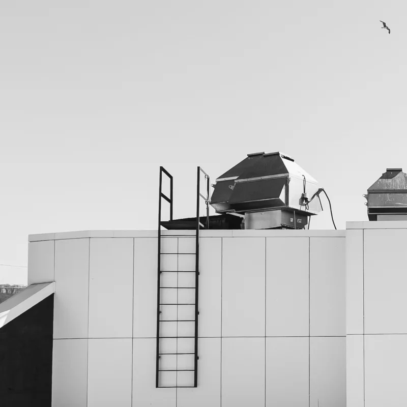 Инженерные системы реализованного объекта ТЕКОМ — кровельное оборудование.